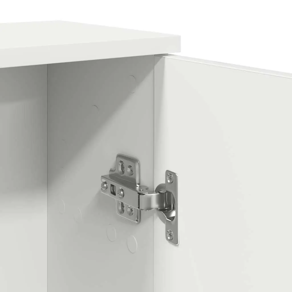 Bathroom Cabinet White Storage Cupboard Vanity Unit 39x22x90cm