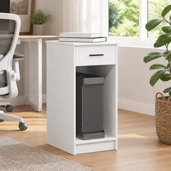 Computer Tower Stand Specifications: Drawer and Open Storage