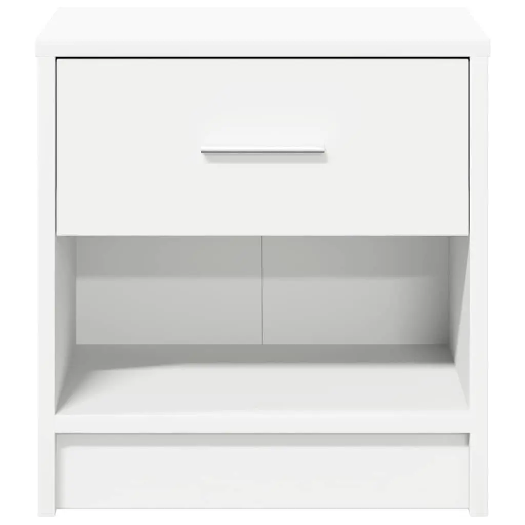 Bedside Cabinets 2 Piece Nightstand Storage Black 39W x 28D x 41H cm