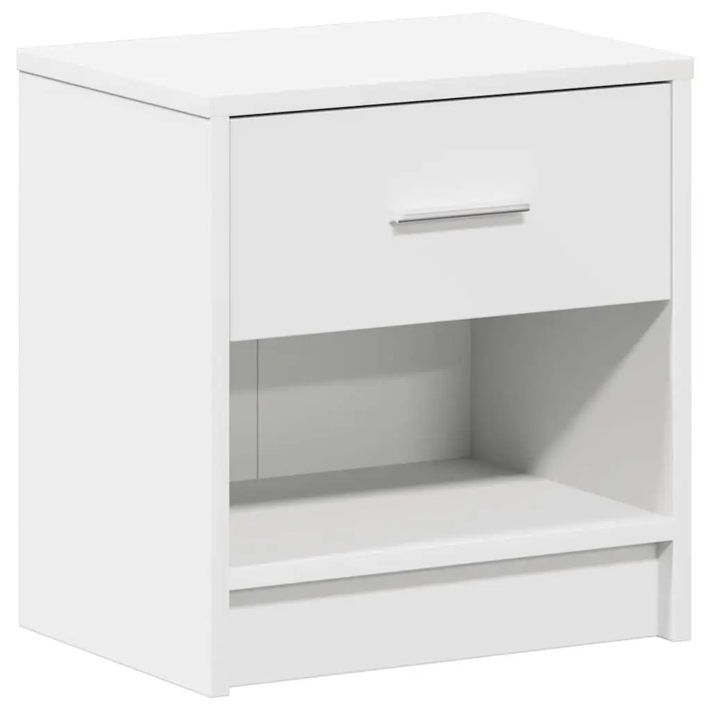 Bedside Cabinets 2 Piece Nightstand Storage Black 39W x 28D x 41H cm