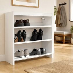 Shoe Rack Dimensions: 60x25x62 cm, Engineered Wood