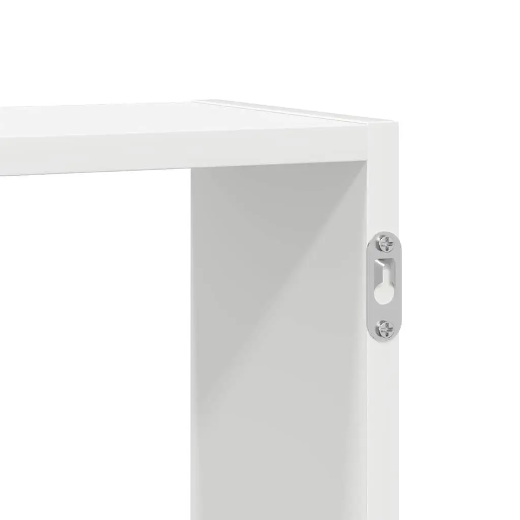 Wall Cube Shelf 5 Compartments Floating Storage Organizer Home Decor White