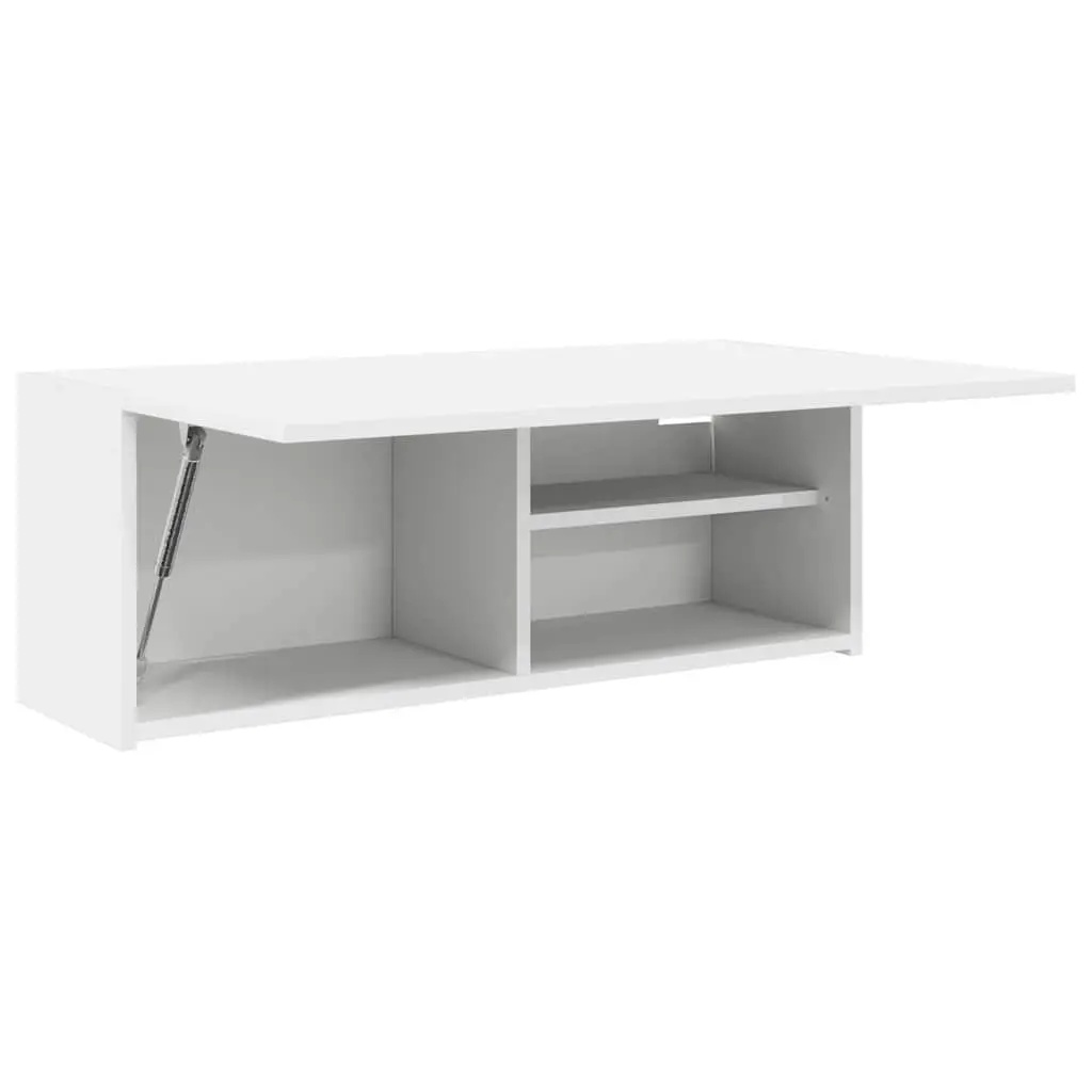 Bathroom Cabinet Storage Unit Engineered Wood White 80x25x30cm