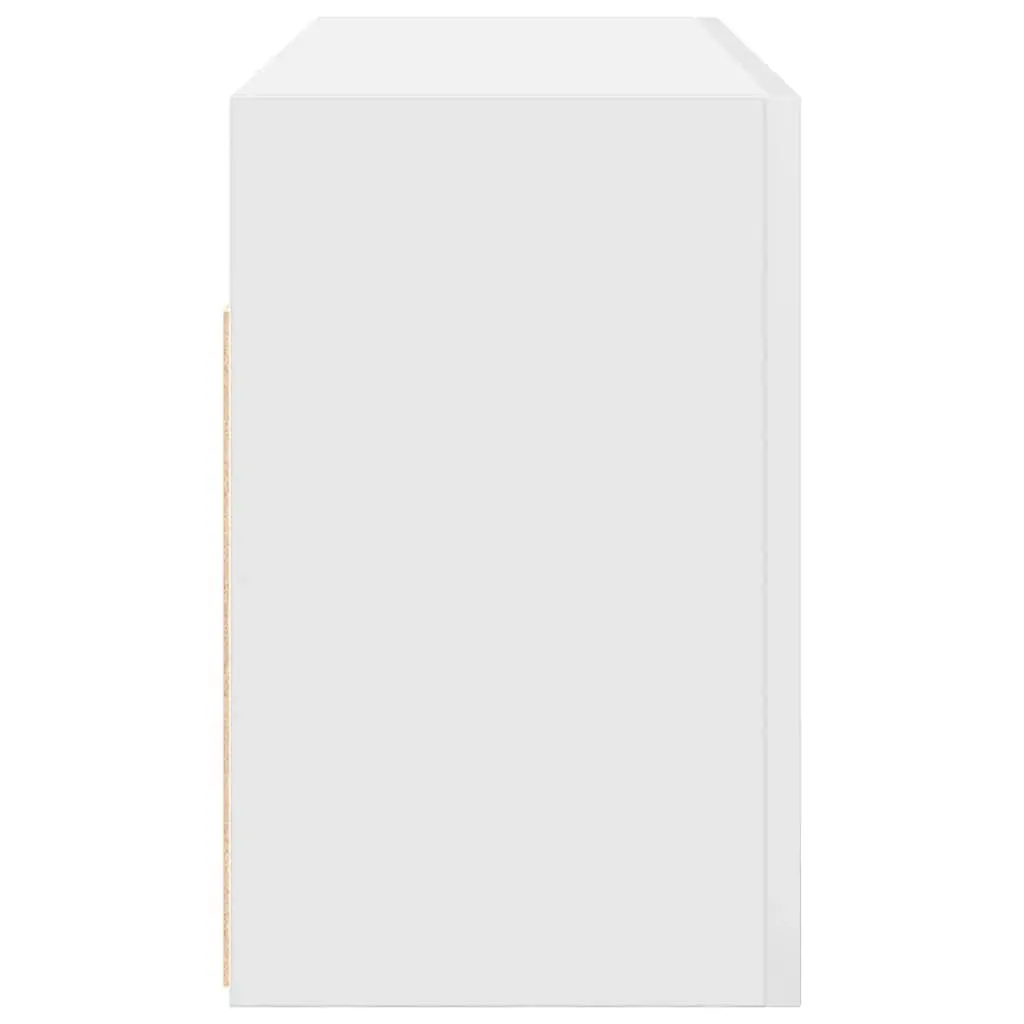 Bathroom Wall Cabinet White Storage Organizer Vanity Unit 80x25x40 cm