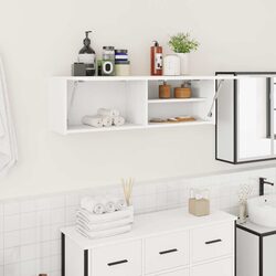Specifications of the White Bathroom Wall Cabinet 100x25x30 cm