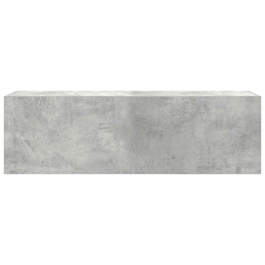 Engineered Wood Bathroom Wall Cabinet 100x25x30 cm Grey