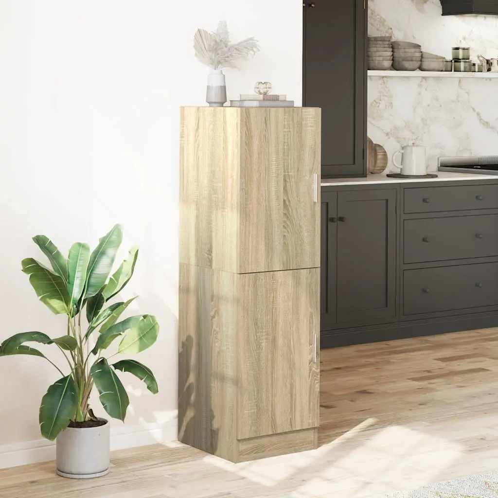Sonoma Oak Kitchen Cabinet Storage Unit