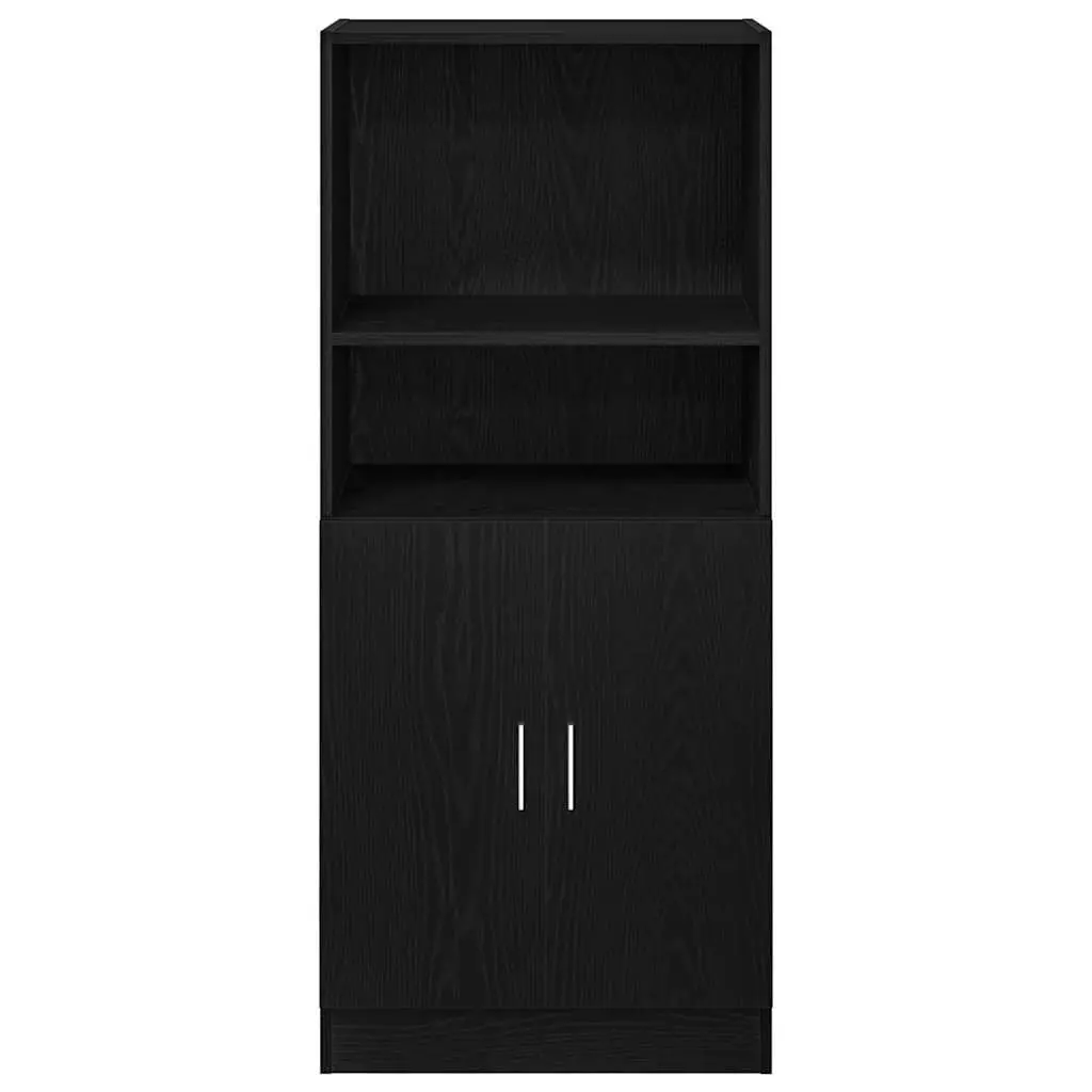 Kitchen Cabinet Black Storage Organizer for Kitchen 57 x 41.5 x 131.5 cm