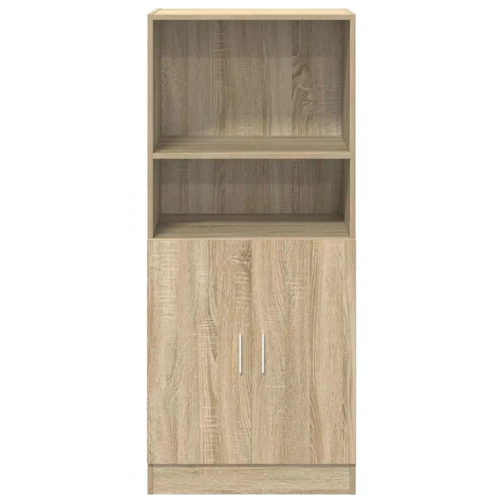 Kitchen Cabinet Storage Organizer Engineered Wood Brown 57x41.5x131.5cm