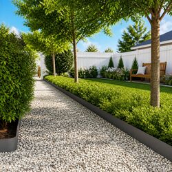 Specifications for Lawn Edging: 10 pcs, Black, 15x103 cm