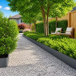 Specifications of 10 Pieces Anthracite Steel Lawn Edging