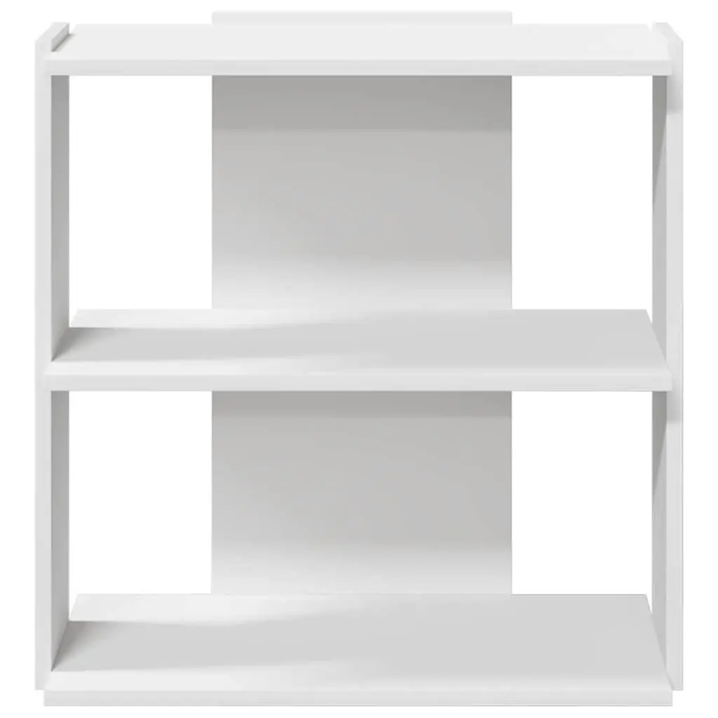 White 3-Tier Bookcase Storage Shelving Unit Display Organiser 60x30x60cm