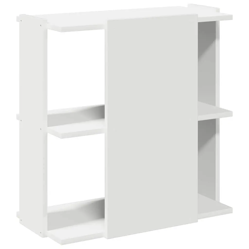 White 3-Tier Bookcase Storage Shelving Unit Display Organiser 60x30x60cm