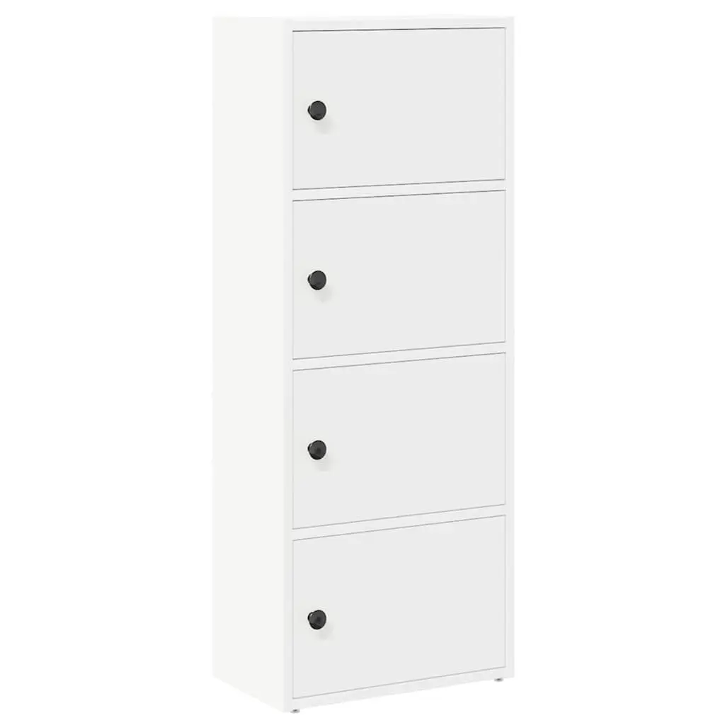 Bookcase White 40x24x102cm Storage Cabinet Shelving Unit