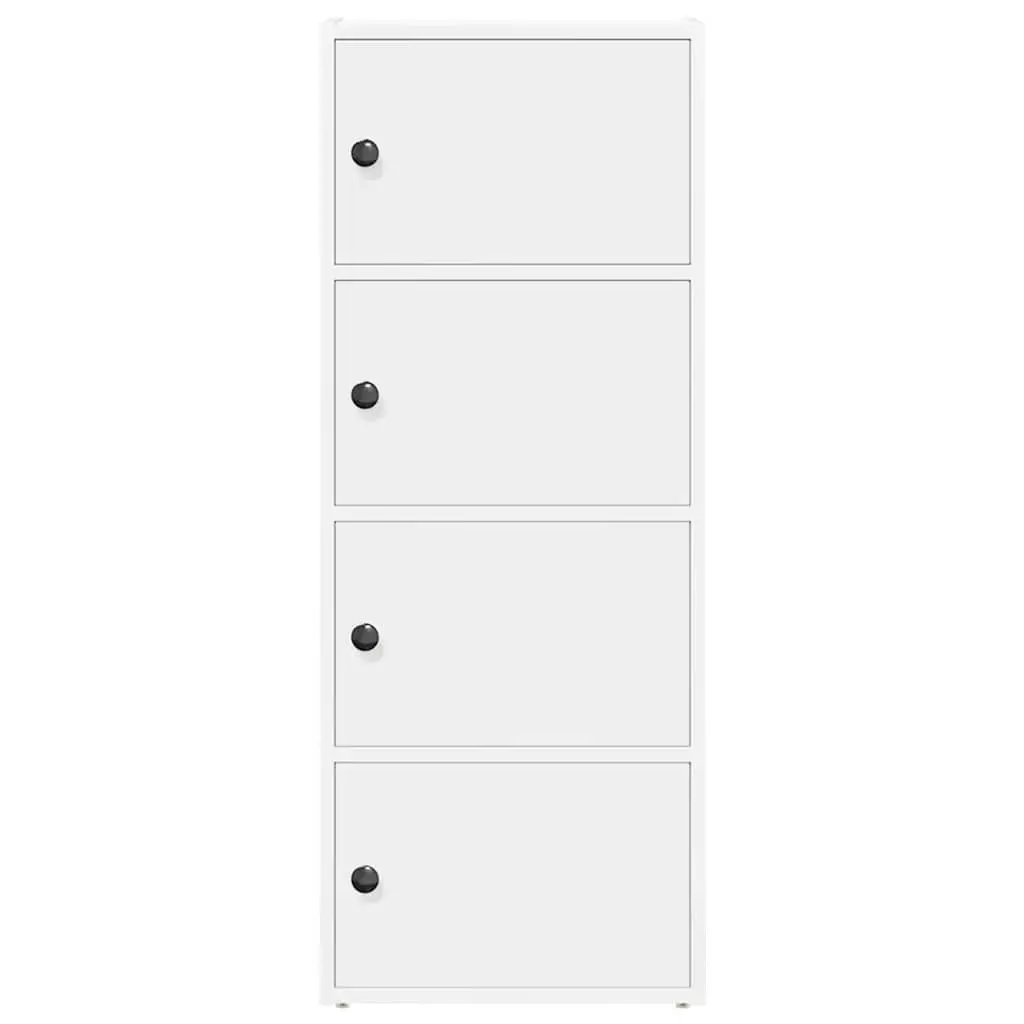 Bookcase White 40x24x102cm Storage Cabinet Shelving Unit