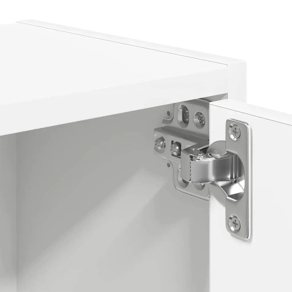 Bookcase White 40x24x102cm Storage Cabinet Shelving Unit