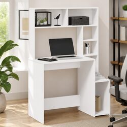 White Desk Specifications: 100W x 45D x 140H cm