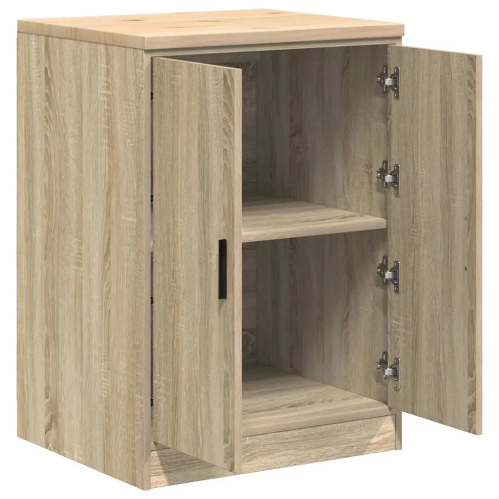 Garage Storage Cabinet Pine Sonoma Oak 60x51x85cm