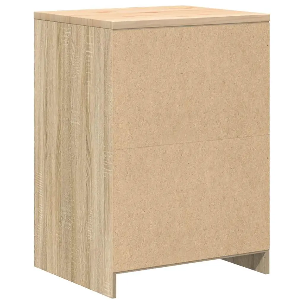 Garage Storage Cabinet Pine Sonoma Oak 60x51x85cm