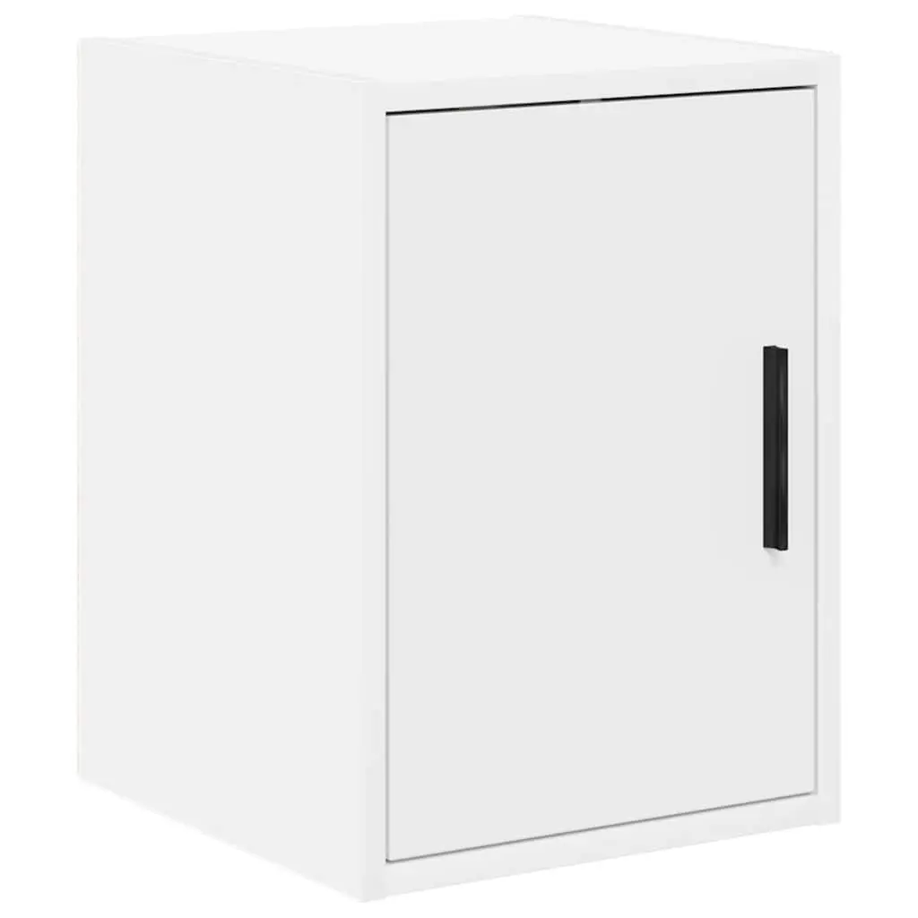 White Wall-Mounted Garage Cabinet