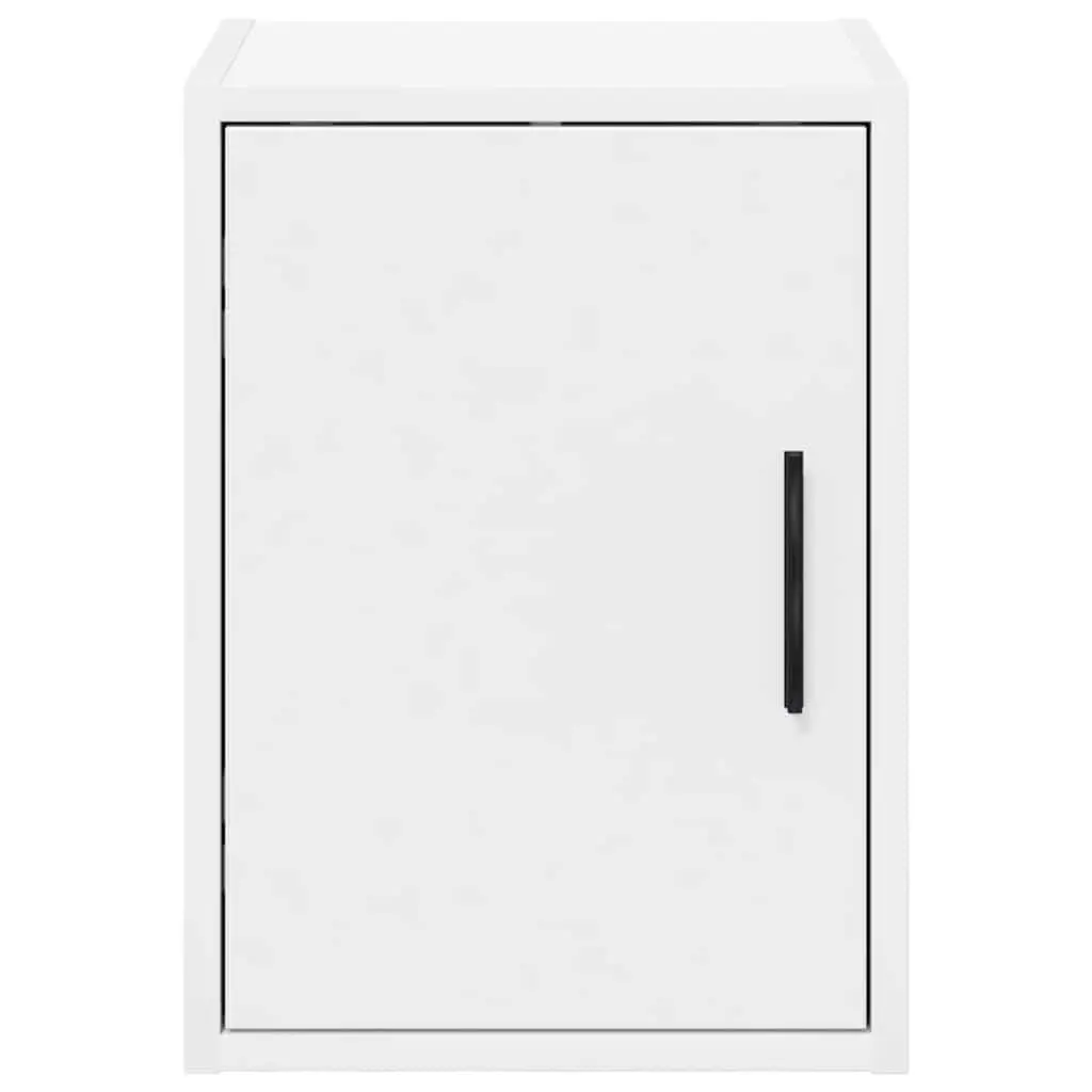 White Wall-Mounted Garage Cabinet