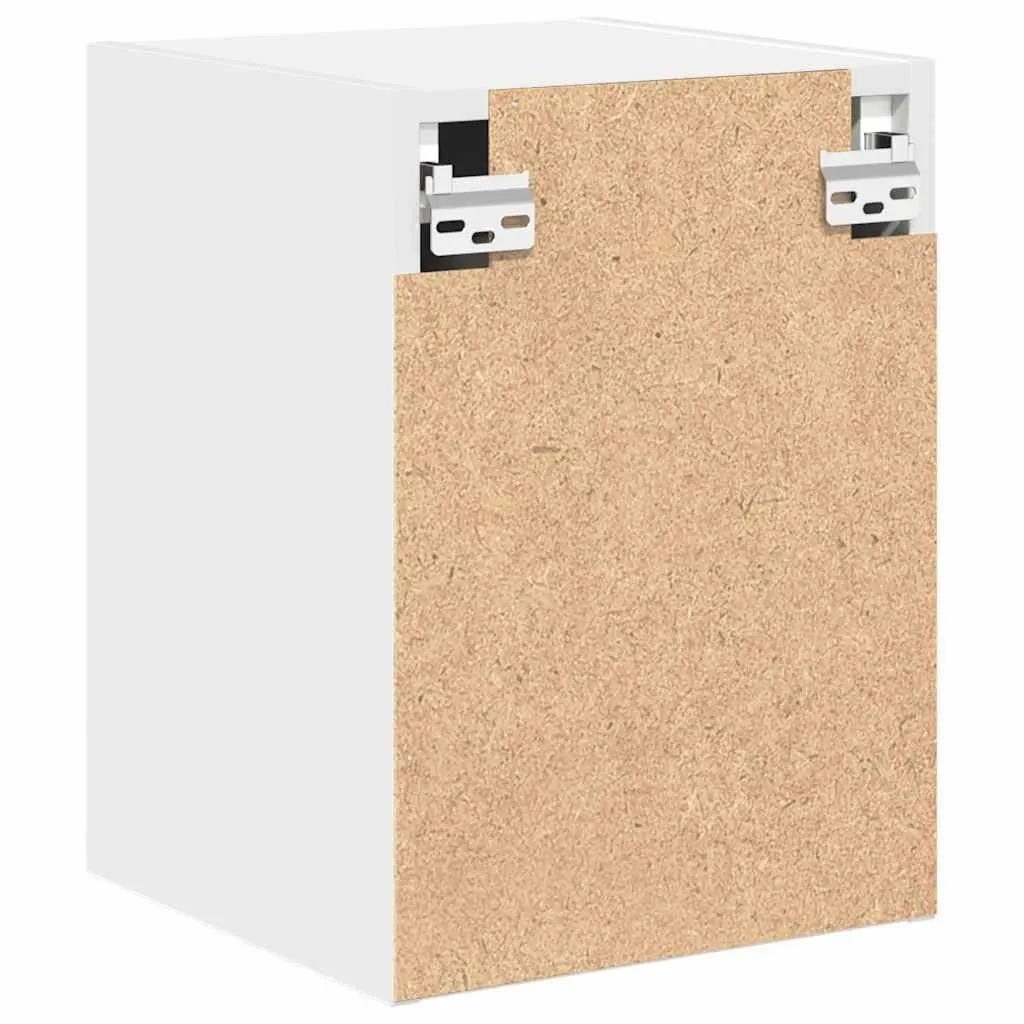 White Wall-Mounted Garage Cabinet