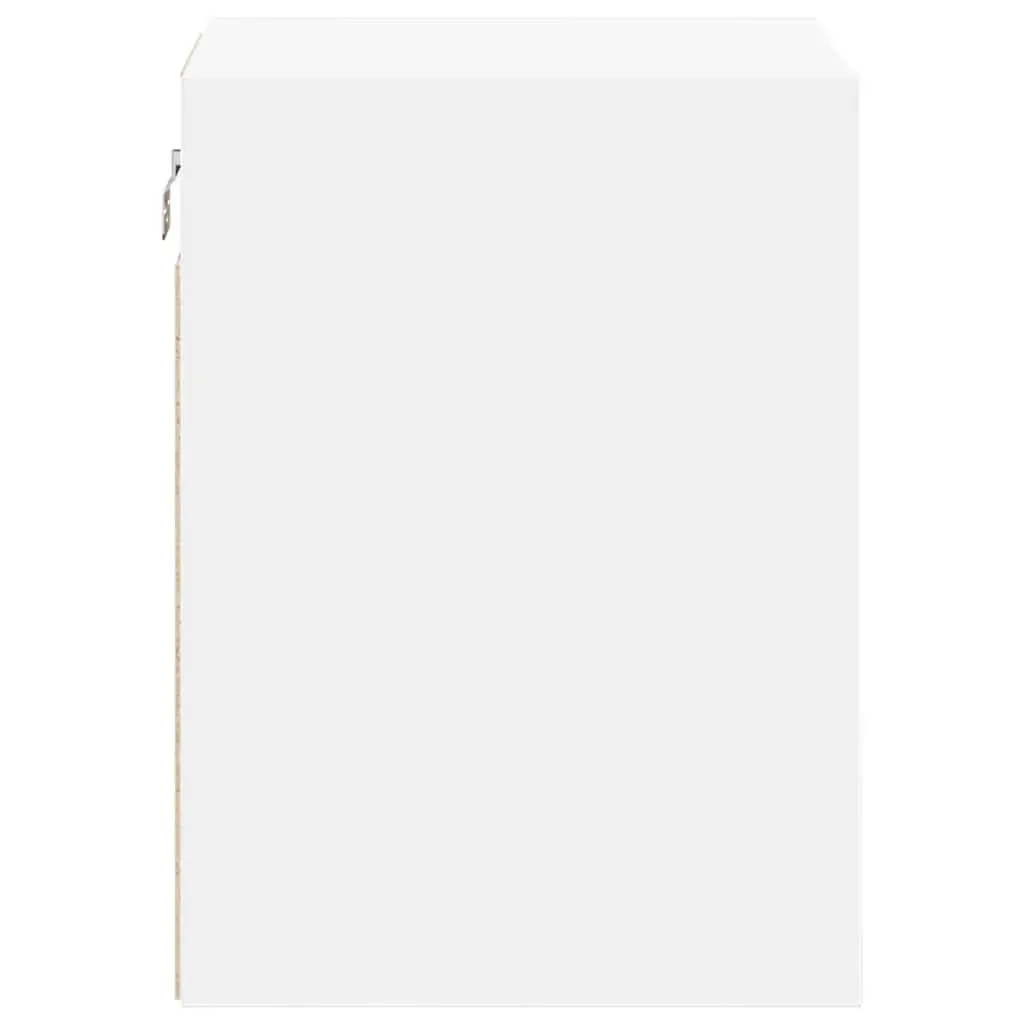 White Wall-Mounted Garage Cabinet