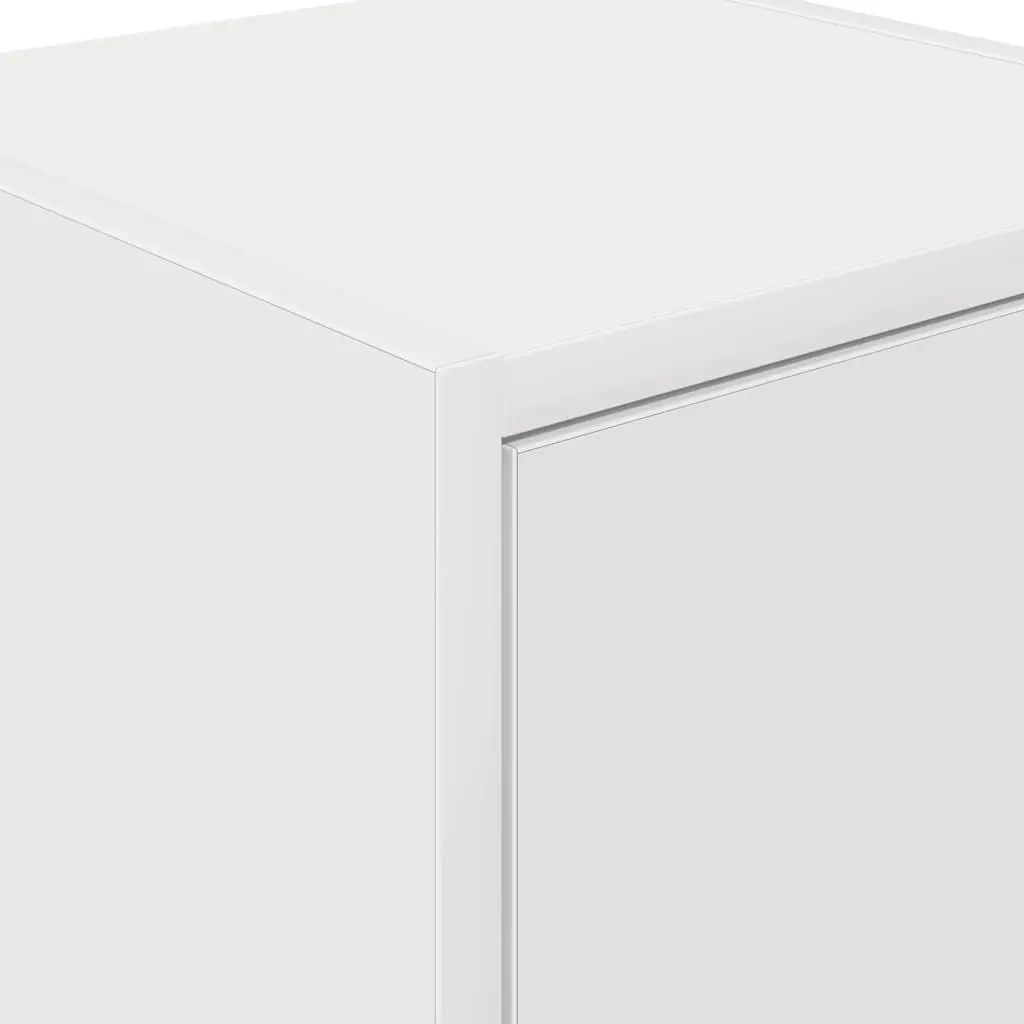 White Wall-Mounted Garage Cabinet