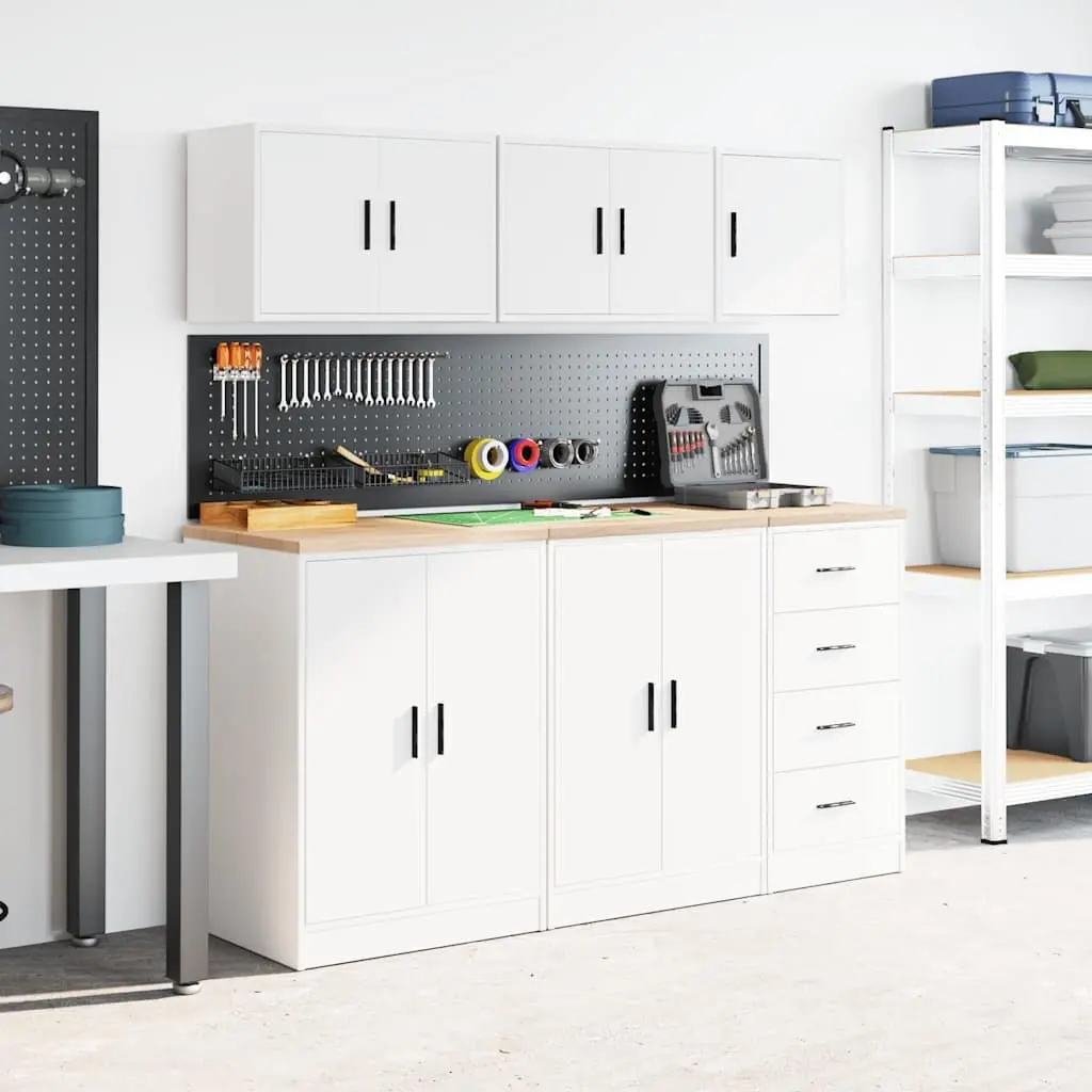 Engineered Wood Wall Cabinet for Garage Storage Needs