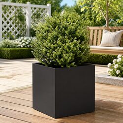 Planter Specifications: Black Raised Bed 40x40x40 cm