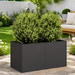 Raised Black Planter Specifications: 80x40x40 cm Cold-rolled Steel