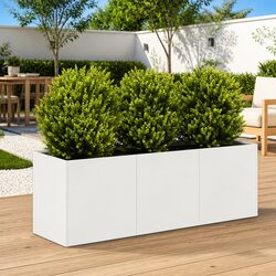 Planter Dimensions and Specs: 120x40x40 cm Cold-Rolled Steel Bed