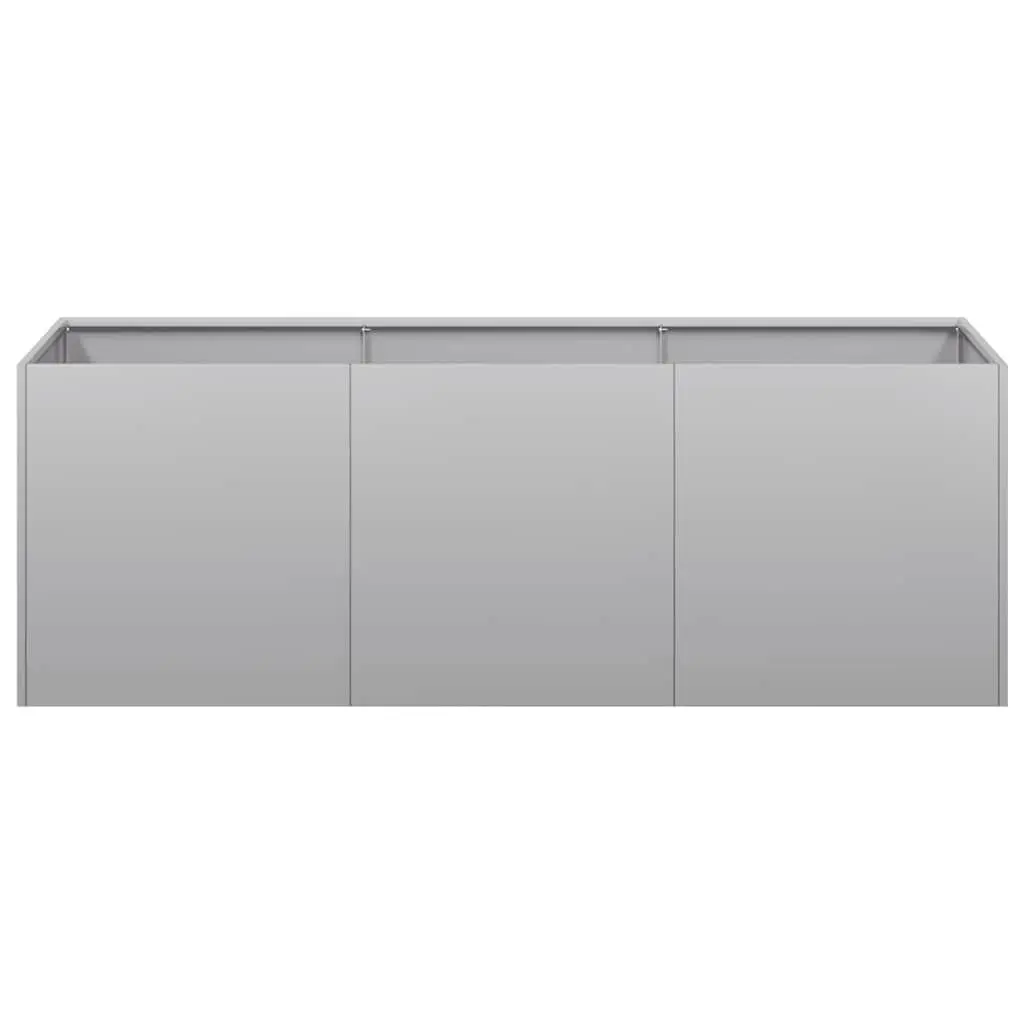 Galvanised Steel Planter Raised Garden Bed 120 x 40 cm