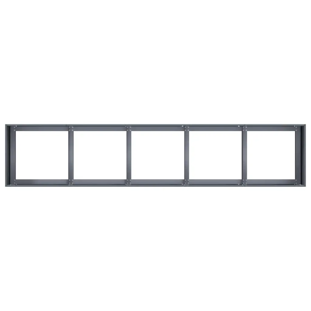 Raised Planter Box for Garden 200x40x40cm Anthracite
