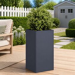 Anthracite Raised Garden Planter Box: 40x40x80cm Specifications