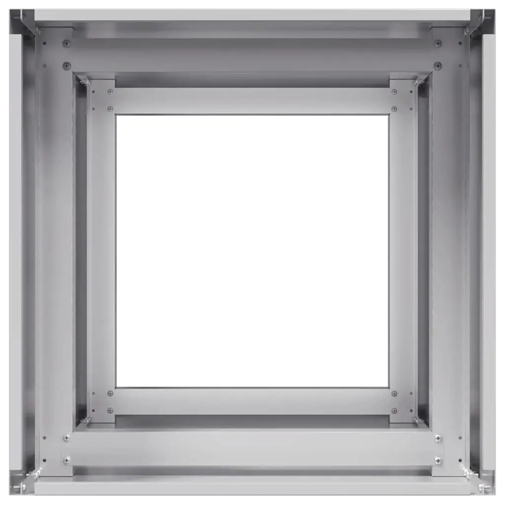 Galvanised Steel Planter Box 40x40x80 cm