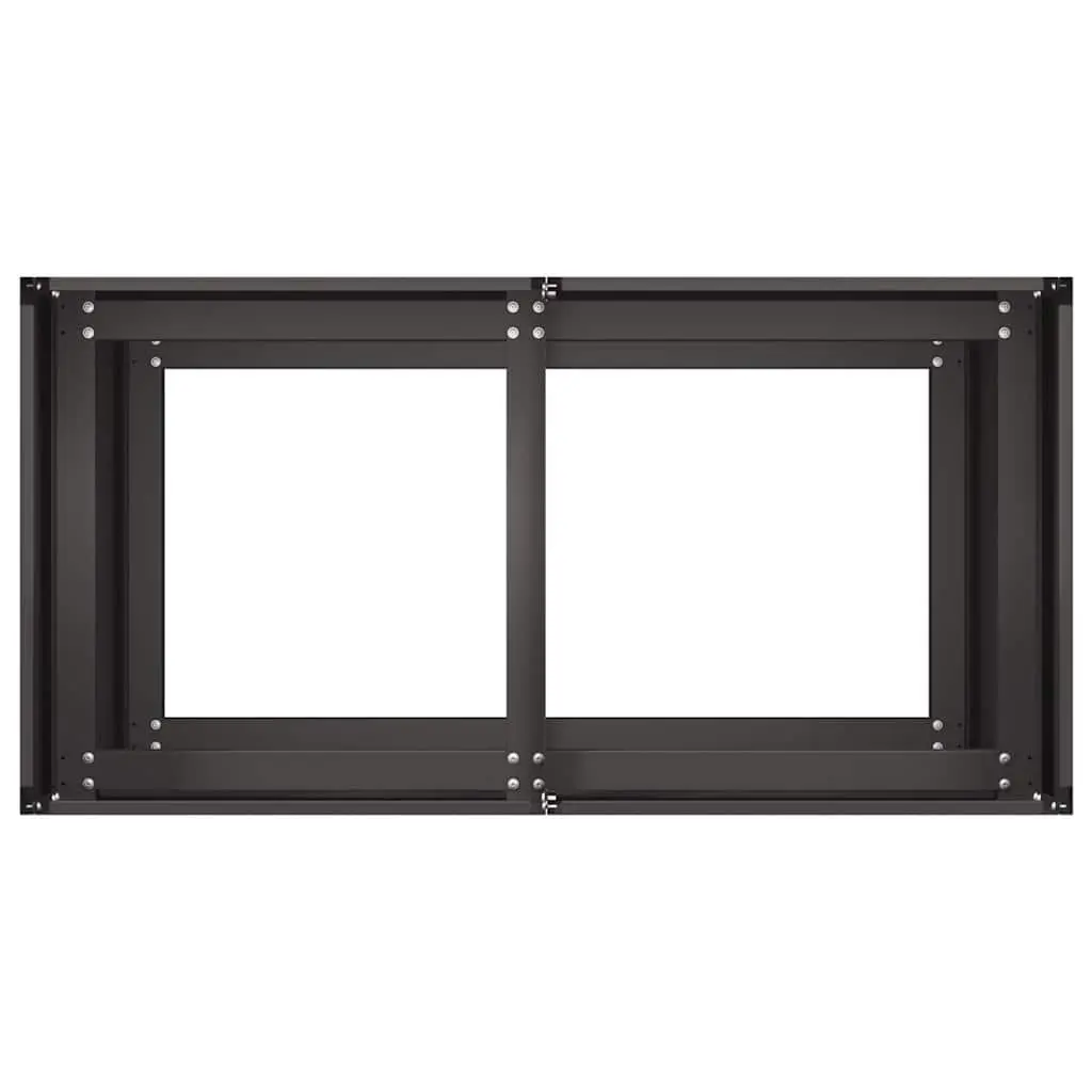 Raised Garden Planter Outdoor 80x40x80cm Cold-rolled Steel Flower Bed Box