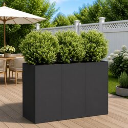 Specifications of Large Raised Planter Box in Black