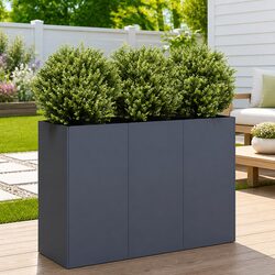 Specifications for Raised Garden Planter Box Anthracite Steel 120x40x80cm