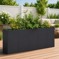 Cold-rolled Steel Raised Garden Planter 200x40x80cm