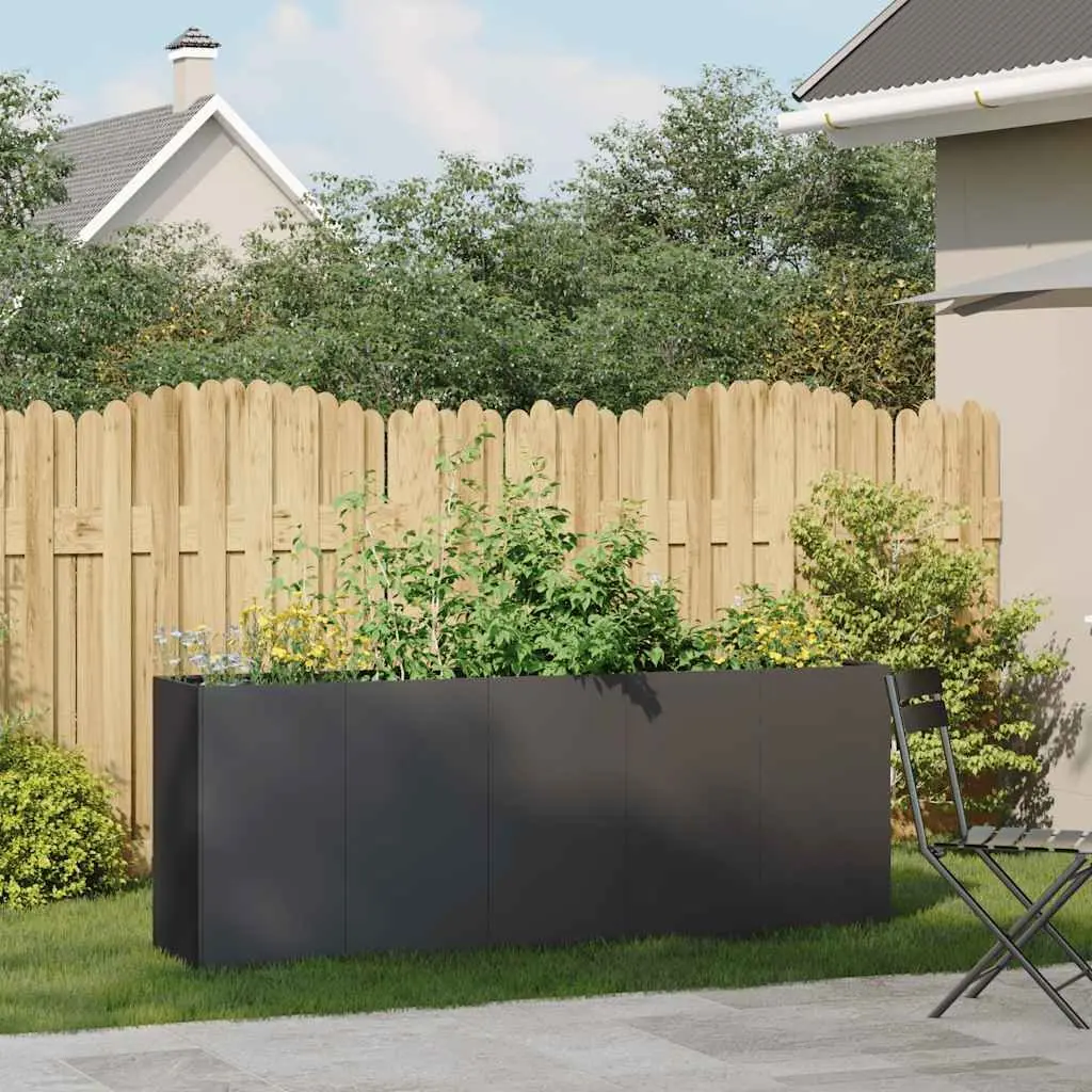 Cold-rolled Steel Raised Garden Planter 200x40x80cm