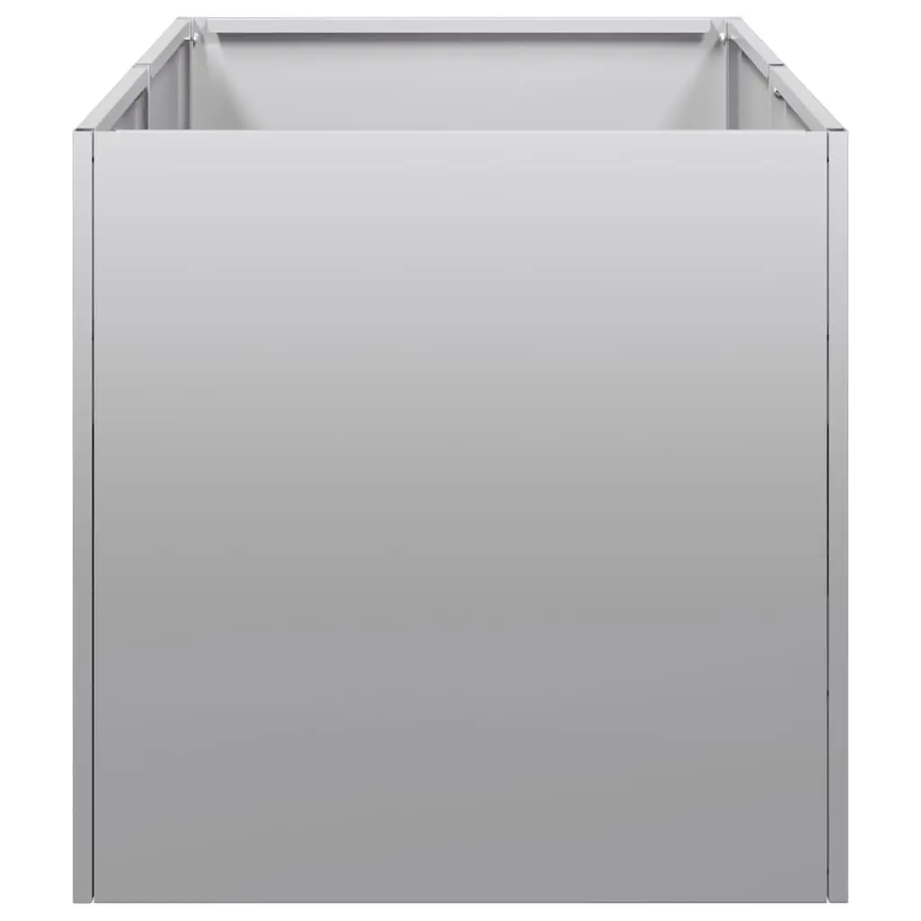Galvanised Steel Planter Raised Bed Garden Box Outdoor Patio 40x80x40cm
