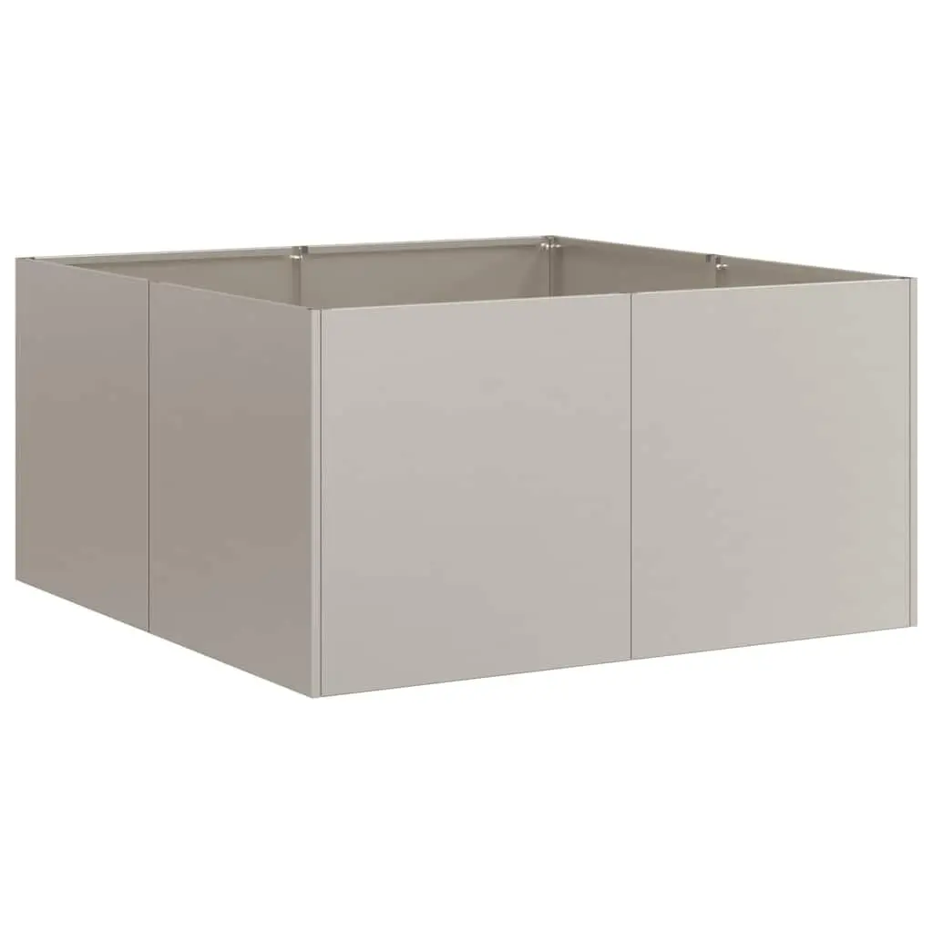 Raised Garden Bed Planter Outdoor 80x80x40cm Brown Weathering Steel