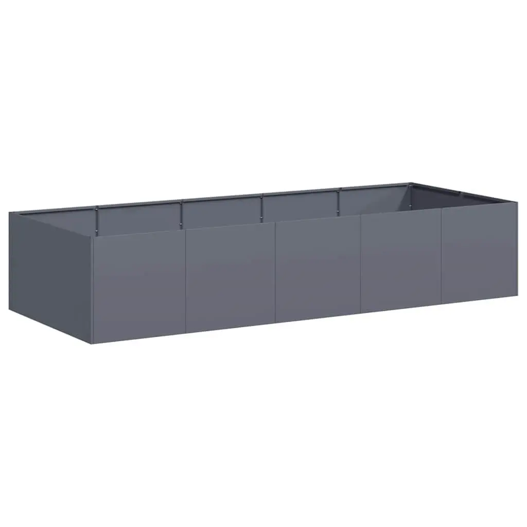 Steel Raised Garden Planter Box Outdoor 200x80x40cm Anthracite