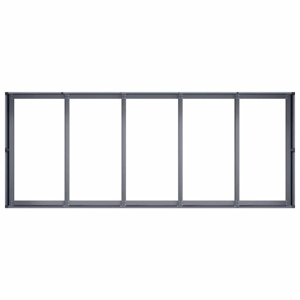 Steel Raised Garden Planter Box Outdoor 200x80x40cm Anthracite