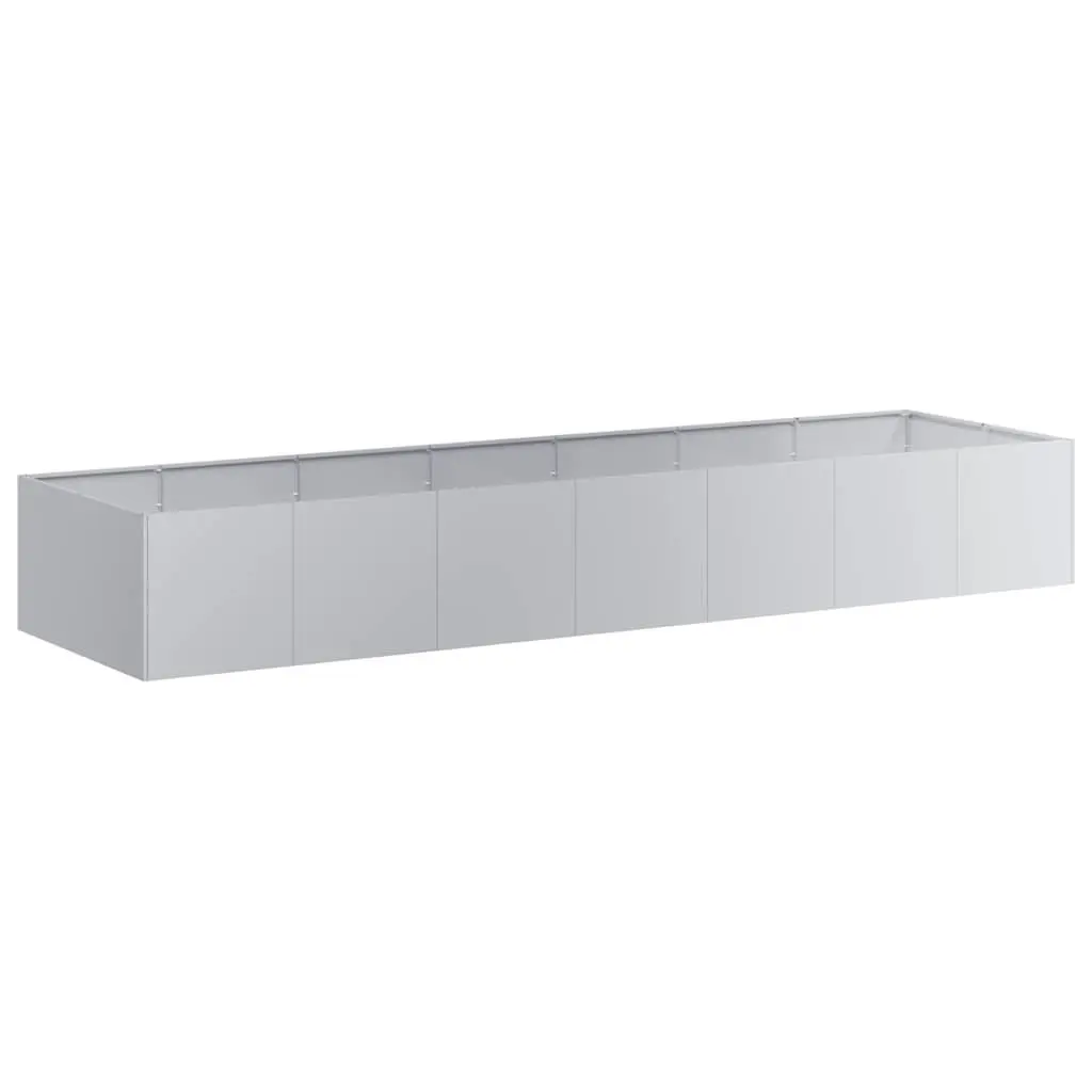 Galvanised Steel Planter Raised Garden Bed 280x80x40cm Large Outdoor Flower Box
