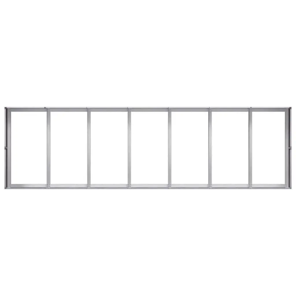 Galvanised Steel Planter Raised Garden Bed 280x80x40cm Large Outdoor Flower Box