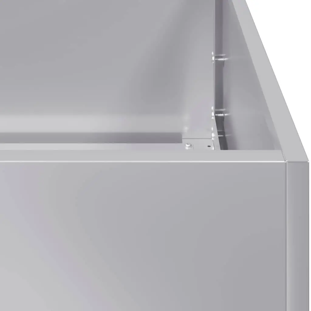 Galvanised Steel Planter Raised Garden Bed 280x80x40cm Large Outdoor Flower Box