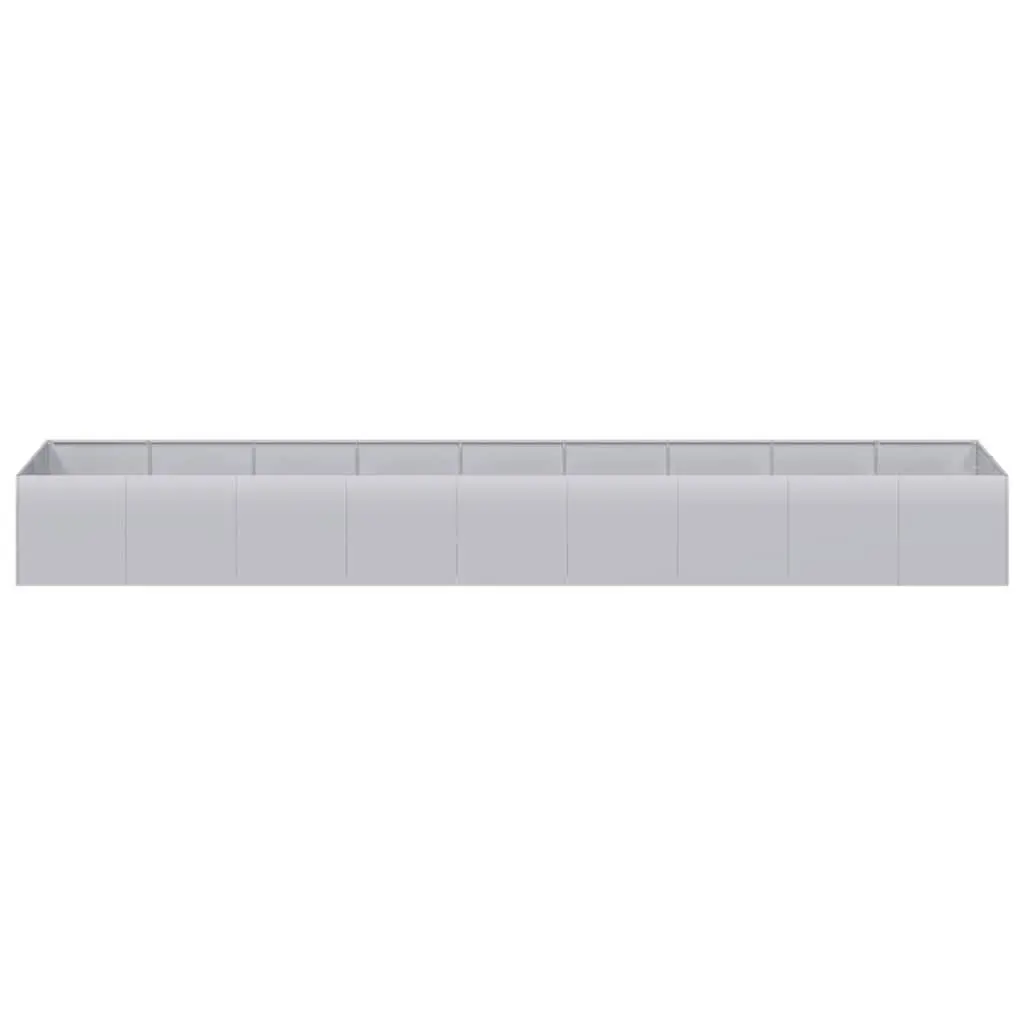 Galvanised Steel Planter Raised Garden Bed Outdoor Patio 360x80x40cm