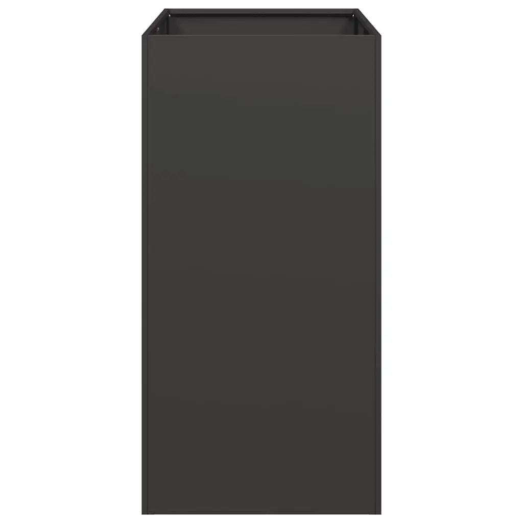 Steel Planter Box Outdoor Garden Bed 40x80x80 cm Black